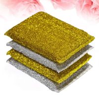 24 Pcs Steel Wool Kichen Cleaning Sponge Natural Spongess Finished Product Mother Metal Sponges Scourers Cloths