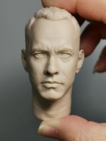 Unpainted 16 Scale Tom Hanks Head Sculpt สำหรับ12 Action Figure ตุ๊กตาภาพวาดการออกกำลังกาย No.709