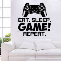 เกมคอนโซลจับกิน Sleepgame ไวนิลแกะสลักสติ๊กเกอร์ติดผนังสำหรับห้องนั่งเล่นเด็ก Ren ห้องนอนตกแต่งผนังโปสเตอร์