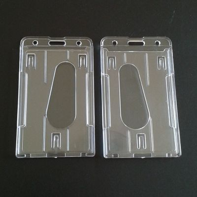【CW】✙  1PC Card Plastic ID Badge Holder for Bank Credit Cards Protector Cardholder Cover Drop Shipping