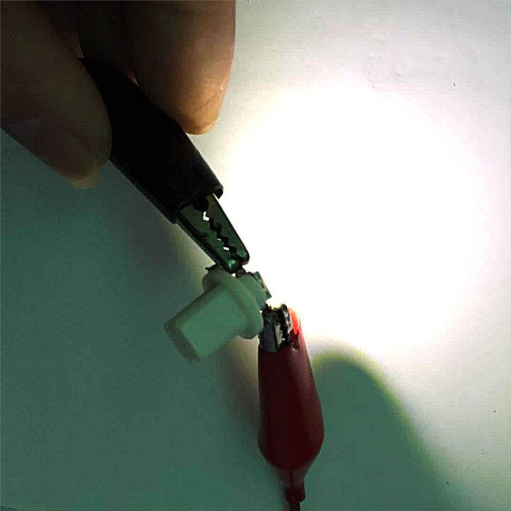 10pcs 12V T5 LED Car Instrument Panels Bulbs Low Power Shifter Radio