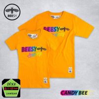 Beesy เสื้อคอกลม ชาย หญิง   รุ่น Candy bee สีเหลือง