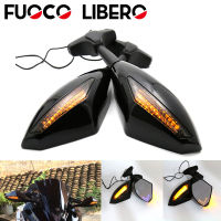 For Honda Cbr1000 Rearview Mirror Led Light Rearview Mirror With Direction Light Mirror Motorcycle Rearview Mirror Modification