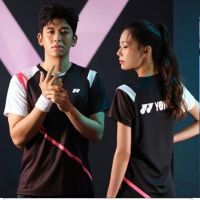 YONEX New badminton sport suit suit men and women lovers paragraph quick-drying breathable summer YY series dress uniform lettering