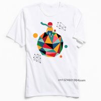 Lonely T-Shirts Men Lovers Day Tops &amp; Tees Normal Cartoon T Shirt O Neck Pure Cotton Geometric Little Prince Print Tshirt