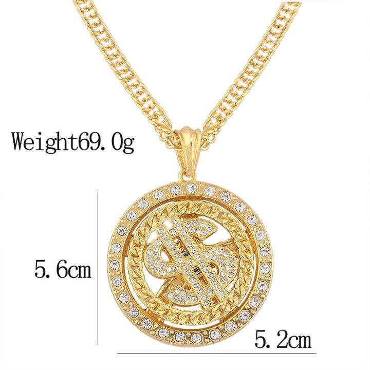 hip-hop-street-dollar-turntable-necklace-rap-hiphop-can-turn-dollar-pendant-vito