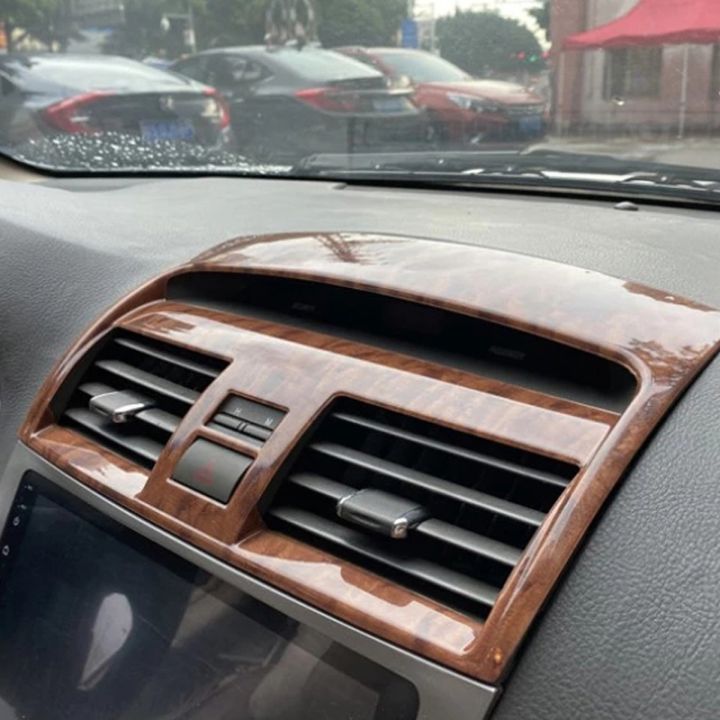 for-toyota-camry-2006-2011-1pc-wood-abs-car-front-center-air-conditioning-vent-outlet-cover-trim-car-styling-accessories