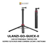 ขาตั้งกล้องโกโปร Ulanzi Go-Quick II 1.4m Extendable Tripod for GoPro HERO 12/ 11/ 10/ 9 กล้อง SJCam กล้อง Insta360