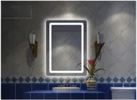 [HCM]Gương đèn led phòng tắm GD01 500 x 700mm - Tích hợp đèn led và công tắc cảm ứng trên gương