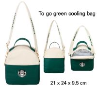 สินค้าพร้อมส่ง!!! To go green cooling bag กระเป๋าเก็บความเย็นสตาบัค