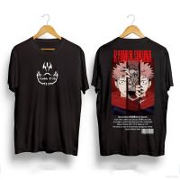 【Fashion】 เสื้อยืดแขนสั้นลําลอง ทรงหลวม พิมพ์ลายอนิเมะ Jujutsu Kaisen -Sukuna Ryomen แฟชั่นยอดนิยม สําหรับผู้ชาย แฟชั่นแขนสั้นผ้าฝ้าย