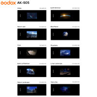 Godox AK-S05ชุดรางสไลด์โปร่งใสสำหรับ Godox AK-เครื่องฉายอุปกรณ์เสริมไฟถ่ายรูป R21แพ็ค10ชิ้น