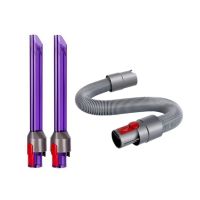 Crevice Tool with LED Lights and Flexible Extension Hose for Dyson V7 V8 V10 V11 Cordless Vacuum Cleaner Parts Kits