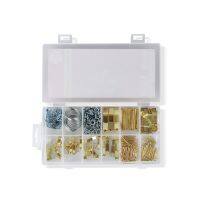 K021 260pcs Picture Hanger Assortment Frame Hooks with Nails Wire Screw Eyes D Ring and Sawtooth