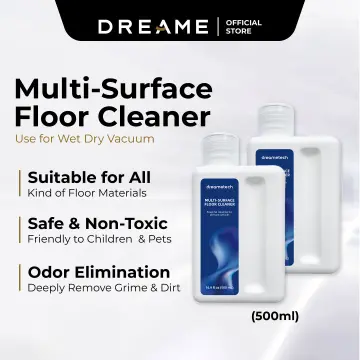 dreame Floor Cleaning Solution, Multi-Surface Floor Cleaning Solution  Compatible with L20 Ultra Robot Vacuum, Multi-Surface Floor Cleaner for  Mopping