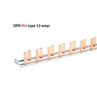 Busbar ทองแดงสำหรับกล่องกระจาย Circuit Breaker PIN ประเภท MCB Connector Busbar การเชื่อมต่อเบรกเกอร์ combing Terminals-WIOJ SHOP