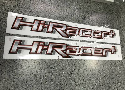สติ๊กเกอร์ดั้งเดิมติดแก้มท้ายรถ MAZDA BT50 ปี 2011 คำว่า Hi-Racer+ คำว่า hiracer+ คำว่า hi racer+ ติดรถ แต่งรถ มาสด้า sticker สวย งานดี หายาก ติดแก้มท้ายรถ