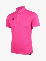 (สินค้าแท้) warrix เสื้อโปโล 3315N สีชมพู