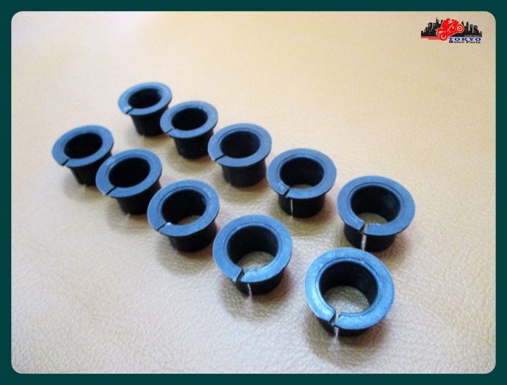 mazda-luce-brake-bushing-clutch-bushing-black-set-10-pcs-122-บูชขาเบรก-ขาคลัทช์-10-ตัว-สินค้าคุณภาพดี