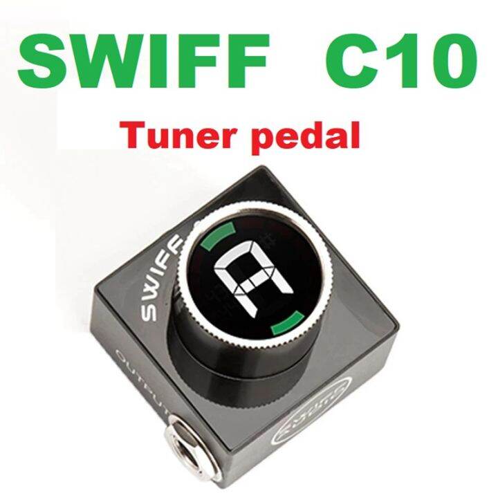 swiff-c10-mini-audio-pedal-tuner-replacement-spare-parts-for-chromatic-guitar-bass-tuning-hd-led-display-adjustable-a4-range-value-430-449hz