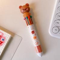 W&amp;G Ten-colorstudent gel pen cute quick-drying press signature pen ballpoint pen office supplies