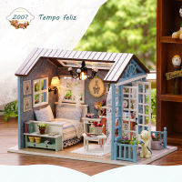 DIY Dollhouse Kit 3D Miniature บ้านตุ๊กตาพร้อมเฟอร์นิเจอร์ Room ของเล่นสำหรับผู้ใหญ่เด็กวันเกิด Handmade ของขวัญ Clearance Sale