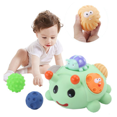 Montessori Baby Sensory ของเล่น Soft Ball Squeeze Bounce Ball ทารกแรกเกิดการพัฒนาการศึกษา Stress Ball ของเล่นสำหรับทารกเกม Gift