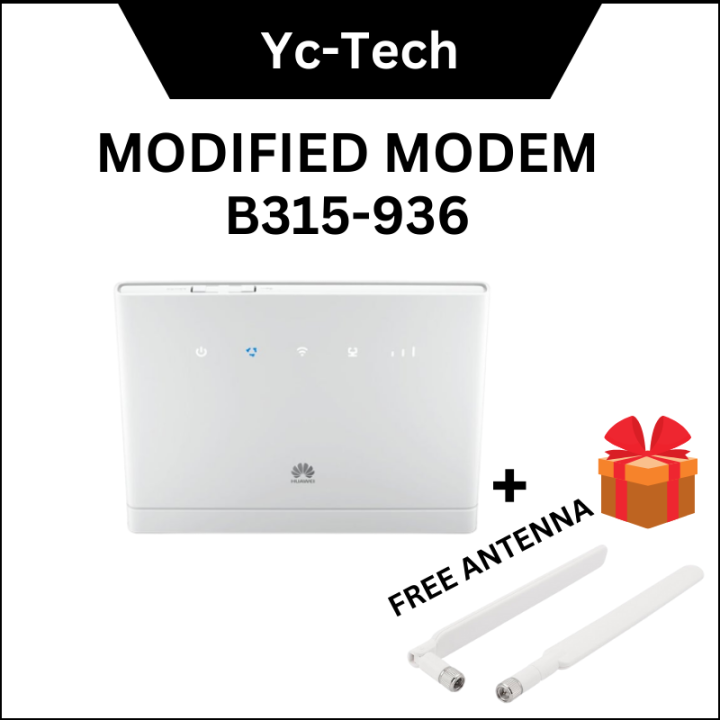 Modified Modem Huawei B310852/B315936 Modified Unlimited Data Speed Huawei Router 3G/4G LTE