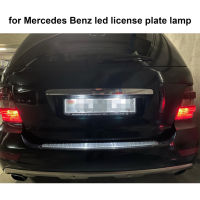 ไฟส่องป้ายทะเบียน LED สีขาว2ชิ้น,สำหรับ Mercedes-Benz AMG ML GL R Class W164 W251