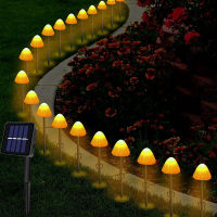 102030 LED Solar Mushroom String Lights Outdoor Waterproof Fairy Light for Yard Garden Patio Wedding Christmas Decoration