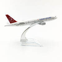 A16CM เครื่องบินสายการบินตุรกีโบอิ้ง B777เครื่องบินรุ่น D Iecast โลหะเครื่องบินของขวัญสะสม DisplayM