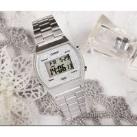 นาฬิกา Casio รุ่น B640WDG-7A นาฬิกาผู้หญิง สายแสตนเลส สีเงิน หน้าปัดกลิตเตอร์ วิ้งๆ - ของแท้ 100% รับประกัน 1 ปีเต็ม