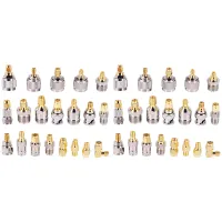 2X SMA to SMA BNC N F UHF Type Connectors Kits RF Adapter 20 Type,SMA Female to F Male,SMA Female to F Female