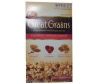 มาใหม่?  Cranberry Almond Crunch Post Great Grains  396g