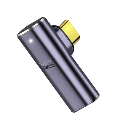อะแดปเตอร์แม่เหล็ก USB C 24พินตัวเชื่อมต่อแบบ C รองรับ3 USB 3.1 PD 140W ชาร์จเร็วถ่ายโอนข้อมูลได้40กิกะไบต์/วินาที