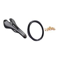 1 Set BH59 Bike Brake Hose MTB Hydraulic Disc Brake Tube Olive Set &amp; 1 Pcs Carbon Fiber Bike Saddle Lightweight