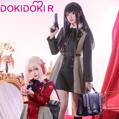 IN STOCK Inoue Takina/Nishikigi Chisato Cosplay Anime Lycoris Recoil Cosplay Costume Dokidoki-R Lycoris Recoil Plus Size