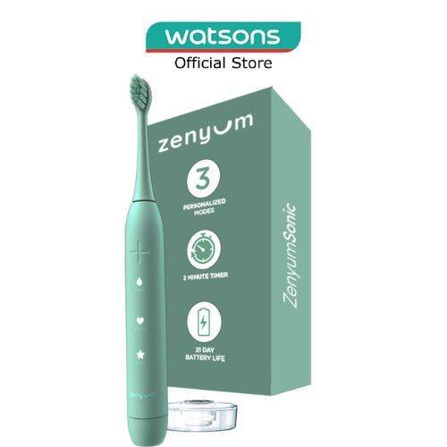 ZENYUM Sonic Electric Toothbrush Matte Green 1s Lazada Singapore