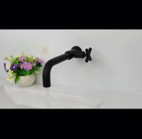 โปรโมชั่น+ [FE-08] ก๊อกเดี่ยว ก๊อกน้ำอ่างล้างหน้า premium faucet แบบติดผนัง สแตนเลส304 สีดำ Nordic Style ราคาถูก ก๊อกน้ำ ก๊อกเดี่ยวอ่างล้างหน้าแบบก้านโยก ก๊อกเดี่ยวอ่างล้างหน้าอัตโนมัติ ก๊อกเดี่ยวก้านปัดติดผนัง