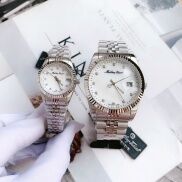 Đồng hồ đôi nam nữ dây thép Mathey Tissot D710AI Và H710AI