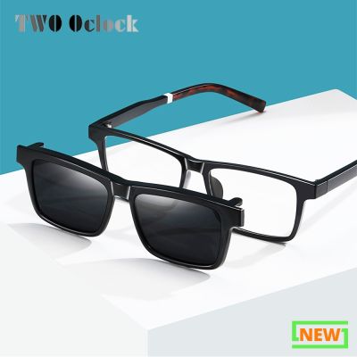 Kacamata Hitam Pria Terpolarisasi Kualitas Tinggi Kacamata 2 In 1 Kacamata Clip On Magnetik Kacamata Resep Kacamata Gafas De Sol Hombre 2023