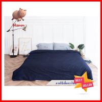 ชุดผ้าปูที่นอน 3.5 ฟุต 2 ชิ้น BENEATH NAVY BLUE สีน้ำเงินเข้มBEDSHEET SET 3.5FT 2PCS BENEATH NAVY BLUE DARK BLUE **ราคาดีที่สุด**