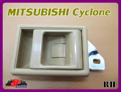 MITSUBISHI CYCLONE DOOR OPENER DOOR HANDLE INSIDE RIGHT (RH) "BROWN"  //  มือจับใน ด้านขวา สีน้ำตาล สินค้าคุณภาพดี