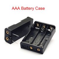 AAA Battery Holder With Pins AAA Battery Case 1X2X3 Section Battery Compartment AAA Battery Box With Pin 1.5V/3V/4.5V