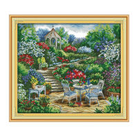 Joy Sunday Cross Stitch การออกแบบลวดลาย,DIY 14CT 11CT ภาพเขียนทัศนียภาพผ้าขาวรูปแบบข้ามเย็บปักถักร้อยเย็บปักถักร้อยชุดโรงงานโดยตรง Cross Stitch ชุด Cross Stitch หัตถกรรมผนังตกแต่ง