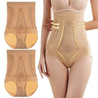 【LZ】 Cintura alta calcinha feminina bodysuit favo de mel corpo shaping briefs barriga plana calcinha respirável modelador do corpo presentes dos namorados