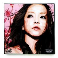 Namie Amuro #1 นามิเอะ อามุโระ นักร้องญี่ปุ่น​ J-pop รูปภาพ​ติด​ผนัง​ pop art​ พร้อมกรอบแและที่แขวน กรอบรูป​​ ของขวัญ รูปภาพ​ ของแต่งบ้าน