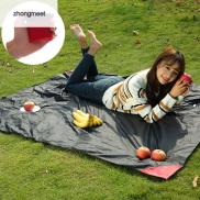 ZHONGMEET Waterproof Pocket Beach Blanket Dampproof Nylon Folding Camping