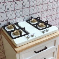 hot！【DT】☢  1/6 Scale Miniature Dollhouse Stove Gas Burner for Barbies Blyth Accessories