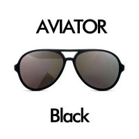 DRH แว่นกันแดด [Age 3-6 ] สีดำ [Aviator Black Sunglasses] แว่นตาแฟชั่น  แว่นตากันแดด